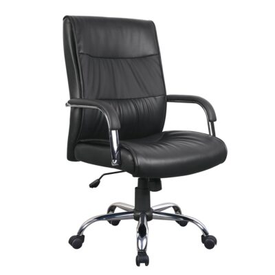 Chrome Panel High Back Chair