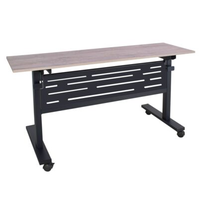 Mobile Folding Table With Steel Modesty Panel