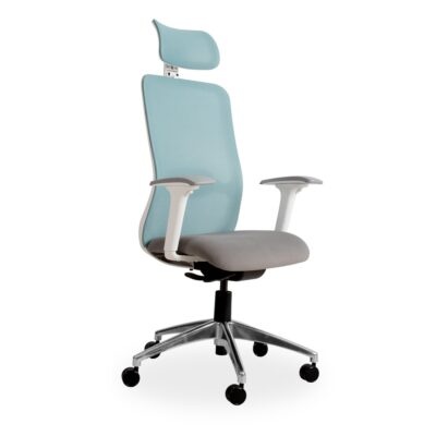 Tide High Back Chair- White Frame